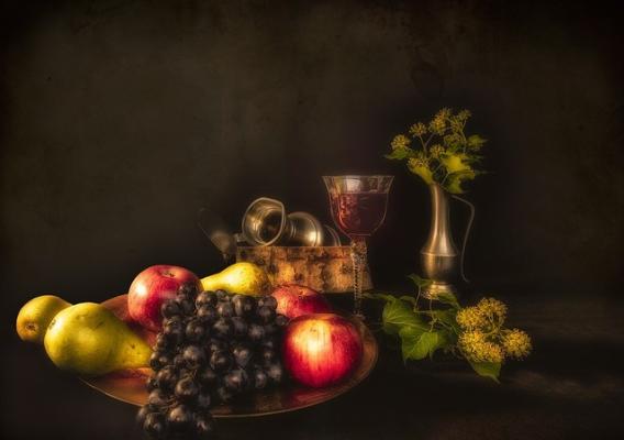 Fruit and goblets