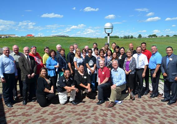 Federal, State, and Tribal partners work on a solution to bring safe, affordable housing to South Dakota’s tribal areas. USDA photo.